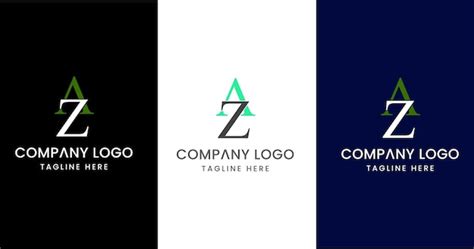 Premium Vector Initial Letter Az Logo Design Outstanding Creative