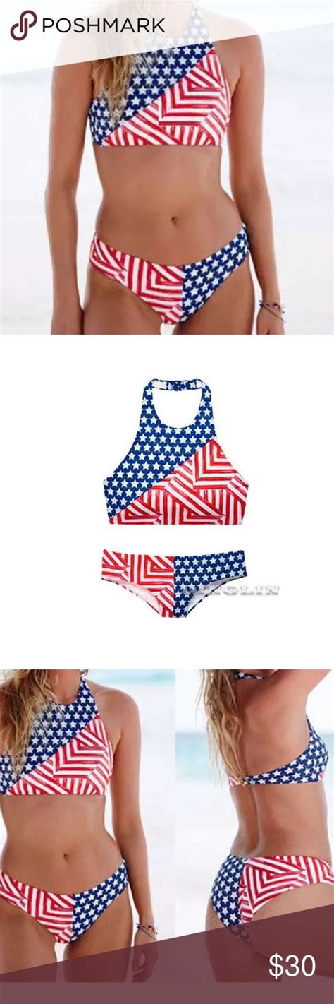 LAST ONE American Flag Bikini Bottoms Listing Usa Bikini Bikinis