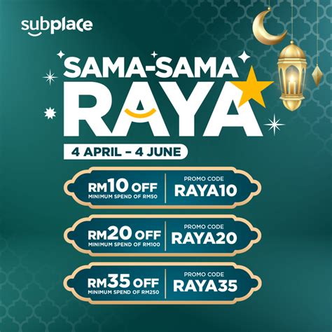 Enjoy Up To 75 Off Raya Deals With Online Platform SUBPLACE The