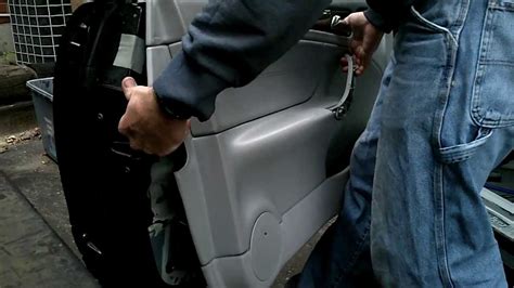 Mercedes w203,w208,w209, ..door panel removal - YouTube