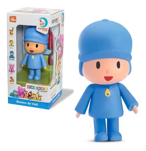 Boneco De Vinil Pocoyo Turma Do Pocoyo Oficial Cardoso Toys Mebuscar