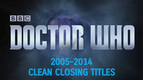 Doctor Who Clean Closing Titles Links In Description Youtube