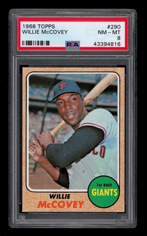 1968 Topps Set Break 290 Willie McCovey PSA 8 NM MT EBay