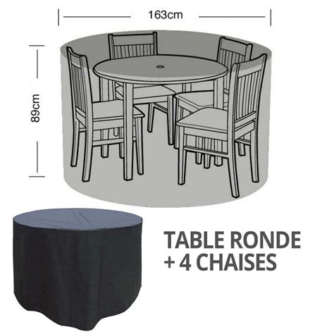 Housse B Che Protection Table Ronde Chaises Diam Cm Vente Au