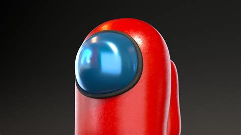 3d Among Us Red Guy Model Turbosquid 1957359