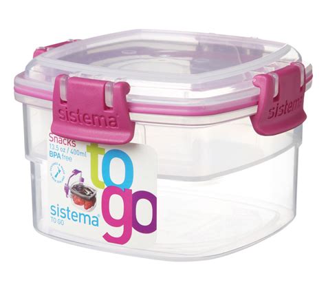 SISTEMA Square 400 Ml Snacks To Go Box Reviews