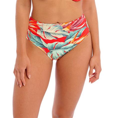 Plavky spodní díl FANTASIE SWIM BAMBOO GROVE FULL BIKINI BRIEF HOT