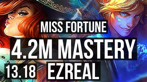 Miss Fortune Nautilus Vs Ezreal Nami Adc M Mastery