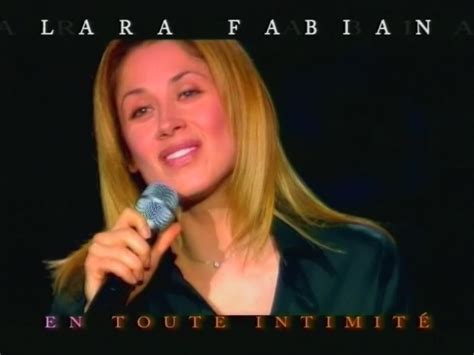 Lara Fabian Album en toute intimité version 16 secondes INA