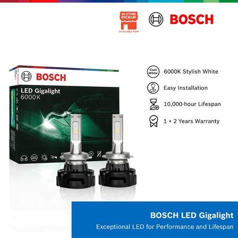 Bosch Led Gigalight K V Automotive Light H H H H H Car