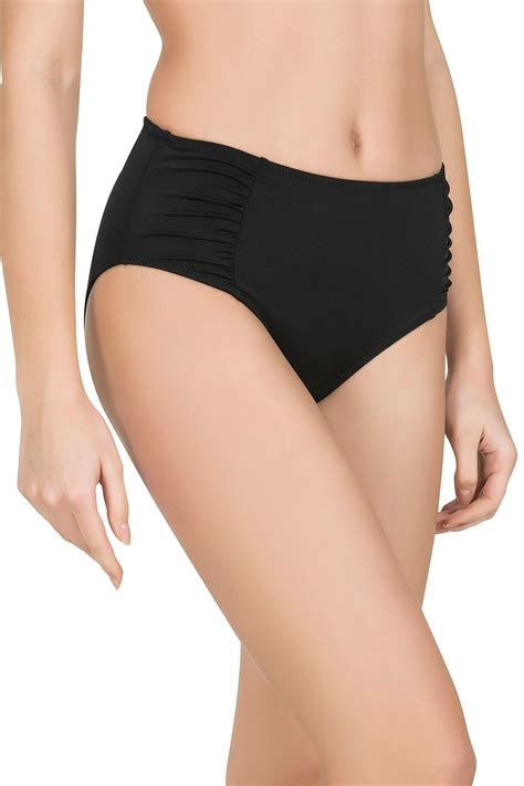 Endeep Kadın Büzgülü Kalın Kenarlı Siyah Bikini Altı Fiyatı Yorumları Trendyol