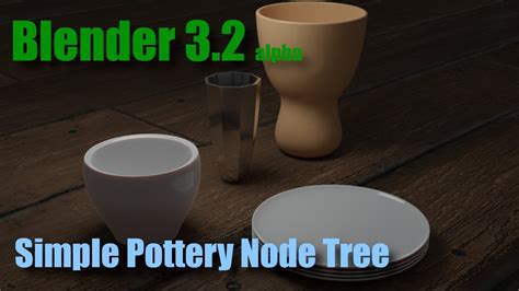 Blender 3 2 Geometry Nodes Pottery Lathe Node Tree BlenderNation