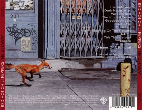 Classic Rock Covers Database Red Hot Chili Peppers The Getaway 2016