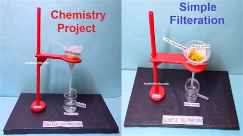 Chemistry Project Simple Filtration Working Model Science Project