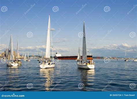 Sailing In Seattle Stock Photo Image Of Breeze High 2655724