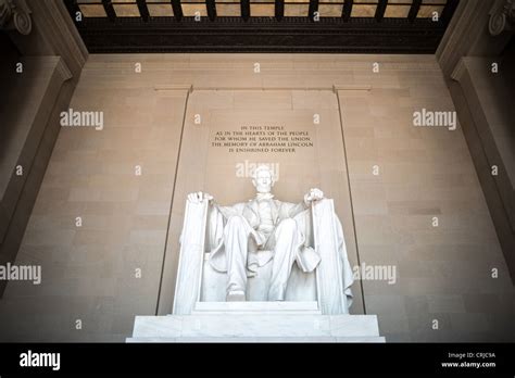 WASHINGTON DC Estados Unidos Lincoln Memorial Estatua Vista