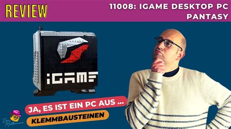 PC Aus Klemmbausteinen Der Pantasy IGAME Desktop PC Im Review Set