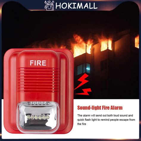 Fire Alarm Warning Strobe Horn Alert Sirine Fire Alarm Siren Horn