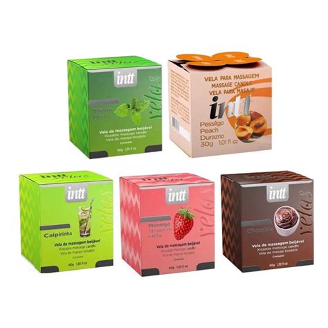 Vela intt Beijável Aromática Unissex g para Massagem Intt Sex Shop Shopee Brasil