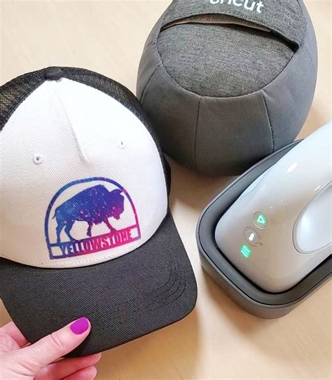 Decorate A Trucker Hat With Cricut Hat Press Crafting In The Rain