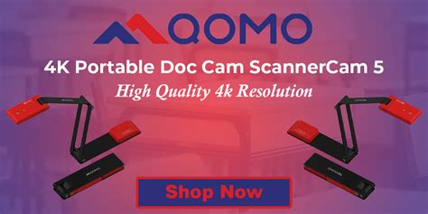 Encore Data Products Unveils Revolutionary Qomo K Portable Doc Camera