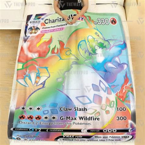 Anime Pokemon Pokemon Charizard Celebrations Blanket Hot Sale