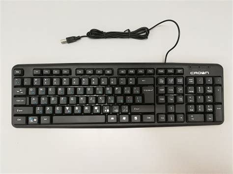 CROWN MICRO Wired Keyboard CMK-F02B