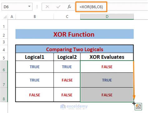 How To Use Excel Xor Function 5 Suitable Examples Exceldemy