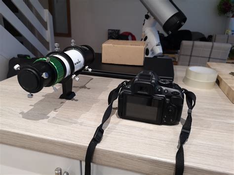 How To Attach A Guide Scope And Dslr To An Eq Mount Getting Started