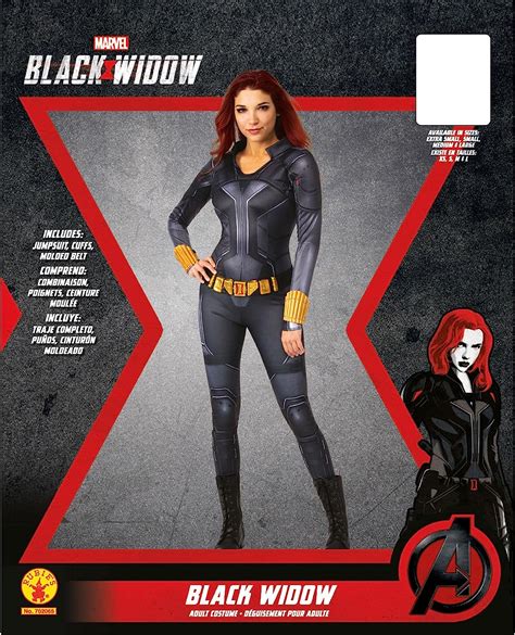 Traje Viuda Negra Avengers Black Widow Disfraz Halloween Para Mujer