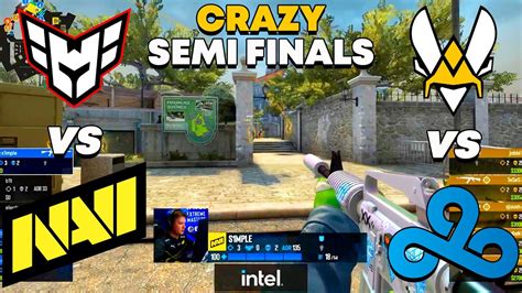 CRAZY SEMI FINALS NaVi Vs Heroic Vitality Vs Cloud9 IEM Rio