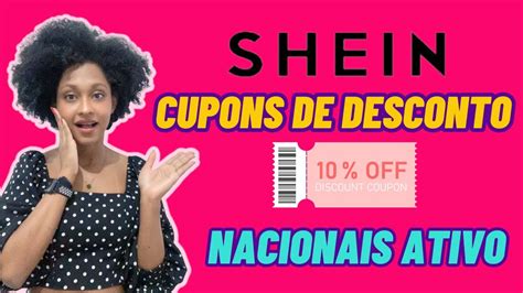 3 CUPONS De DESCONTO ATIVOS SHEIN Para Compras NACIONAIS 2023 YouTube