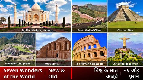 7 Wonders of the World in Hindi: जानिए दुनिया के नए-पुराने सात अजूबे