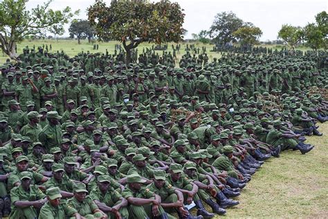 President Museveni Passes Out Local Defence Personnel New