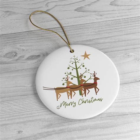 Merry Christmas Ceramic Ornament Inspire My Style Christmas Ornaments To Make Ceramic