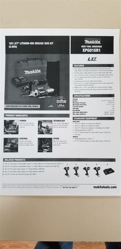 After 5 years, Makita grease gun is coming! : r/Tools