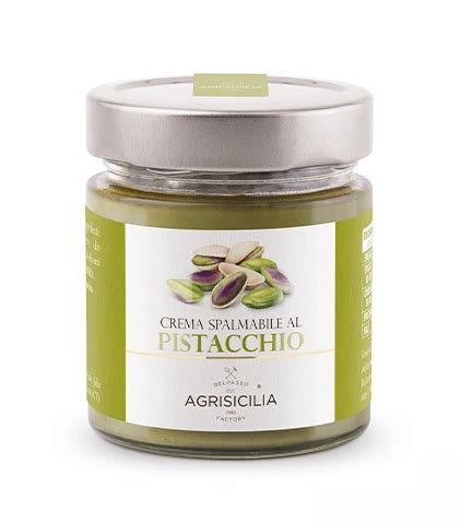 Crema Spalmabile Al Pistacchio 200g Agrisicilia Retail