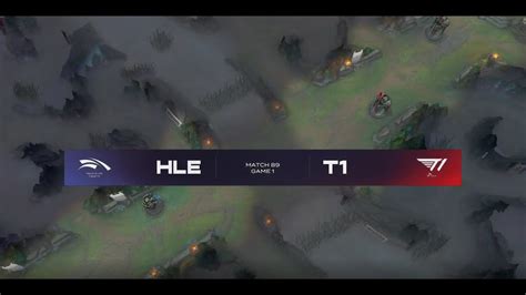 T1 Vs Hle Game 1 L Week 10 Day 4 L Lck Summer 2021 Youtube