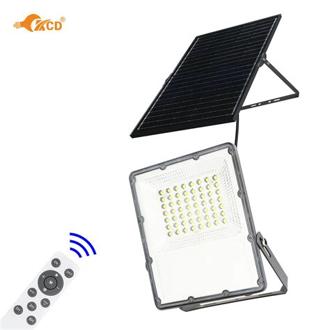 Remote Control High Output 100W Portable LED Solar Flood Lights Manufacturer - China Solar Flood ...