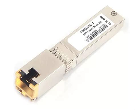 SFP 10 GB Base T Electric 30 mm Gbic Cooper 10 GB Rj45 | MercadoLibre