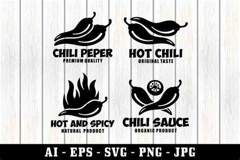 Hot Chili Pepper Vector Silhouette Graphic by Kerja Serabutan ...