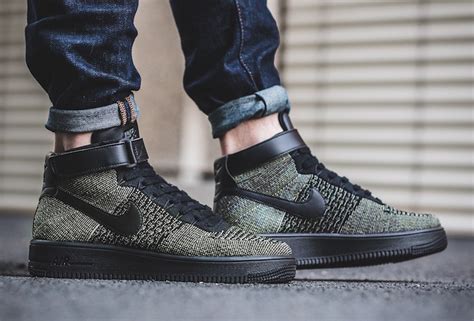 Nike Air Force 1 Ultra Flyknit Mid Palm Green Sneaker Bar Detroit