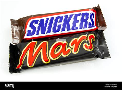 Mars And Snickers Brand Chocolate Bars Stock Photo Alamy