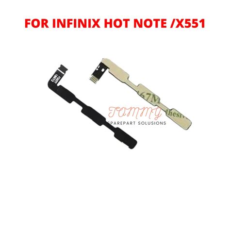 Jual Flexsible Power On Off Volume Infinix Hot Note X551 Original Shopee Indonesia