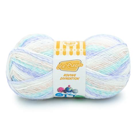 Lion Brand Ice Cream Roving Stripes Yarn-Candy Dots | Michaels