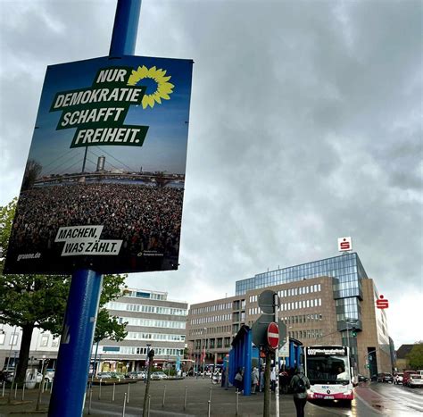 M Nchengladbach Plakate F R Europawahl H Ngen Schon