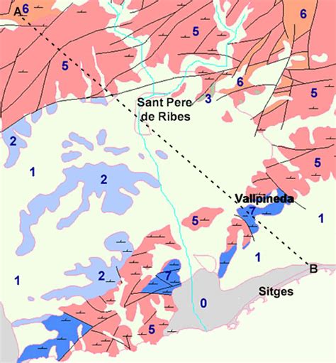 The Geological History Of The Sant Pere De Ribes Basin Barcelona