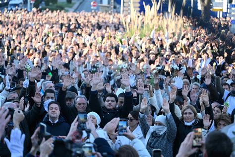 Thousands march in Marseille after killing of activist’s brother shocks