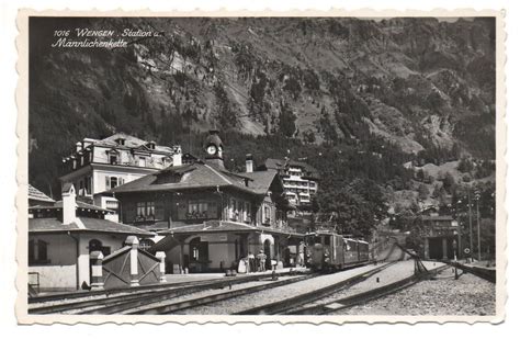 Wengen Station Bahnhof Mit Bahn Kaufen Auf Ricardo