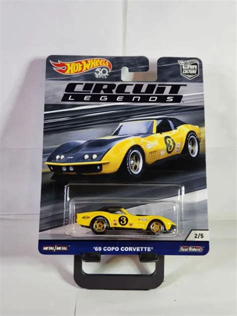 HOT WHEELS CAR Culture Circuit Legends 69 Copo Corvette Real Riders